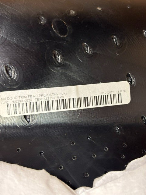 Tesla Model X Black Front Passenger Door Panel Trim Card Right RH | 1055483-01-M