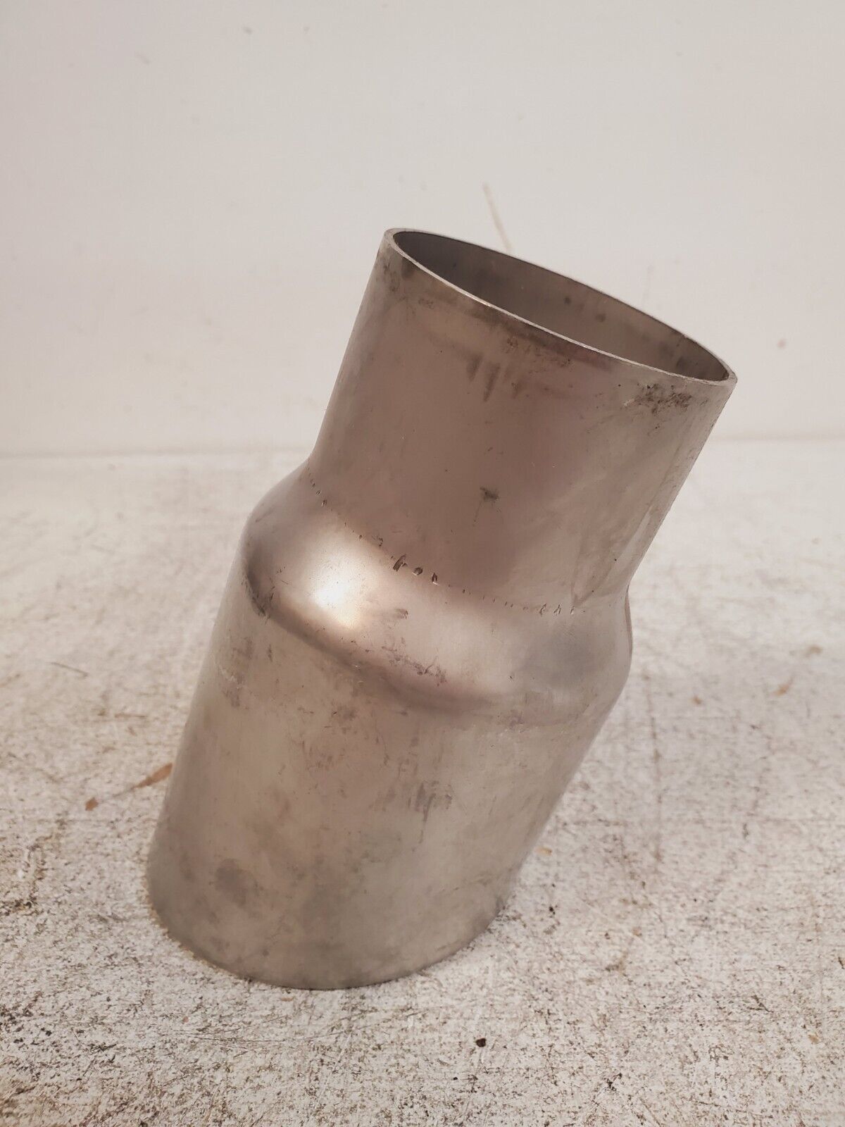 Stainless steel Round Exhaust Tip 2.5" Inlet x 6.5" Length