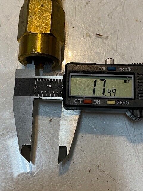 9 Quantity of Water Jumper Hex Swivel Fittings 3-1/8" L 10mm ID Nose 29mm OD