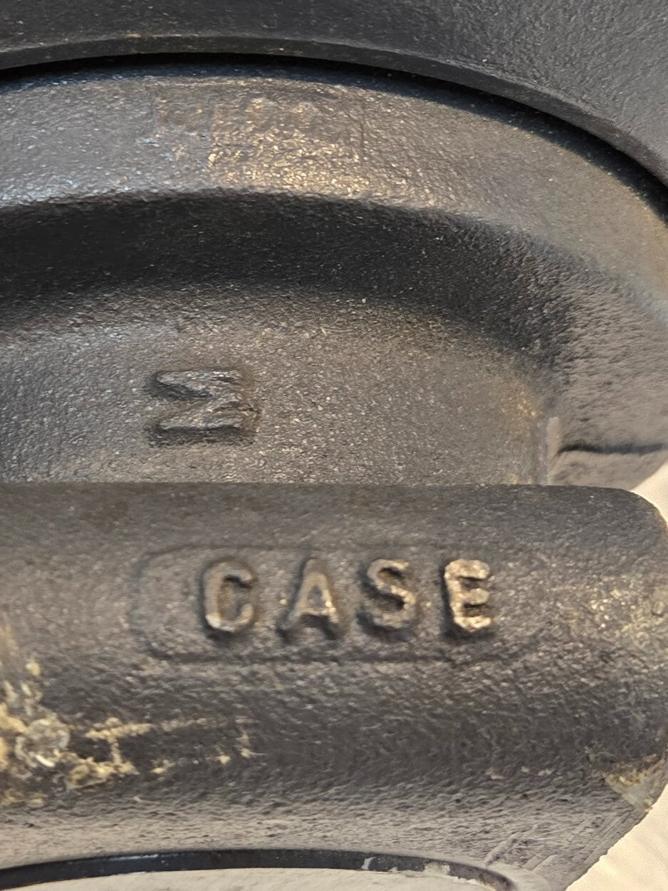 Case 91871 Track Roller L637 | 13" Long 7.5" Diameter | 17.5mm Mounting Holes