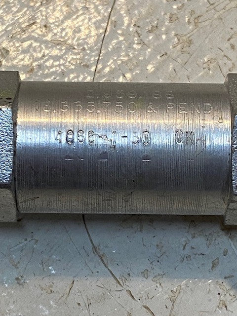 Kepner 406C-1-50 | M-115 Stainless Steel In-Line Check Valve Relief Valve