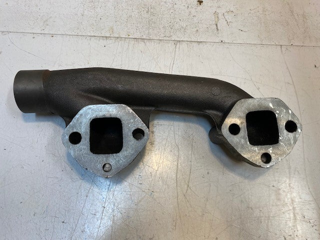 Exhaust Manifold for Cummins | HF 2A | 15" Long 6-1/4" Wide 45mm Bore 16mm Holes