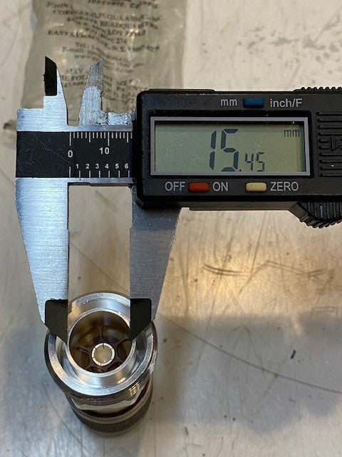 5 Quantity of PPC Connectors CC-DF-L4 | 279 | 2-1/2" L 29mm OD 15mm ID (5 Qty)