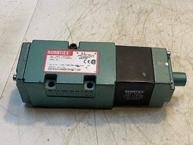 Numatics 554SA400K046T30 Single Direct 2 Position 4-Way Solenoid Valve
