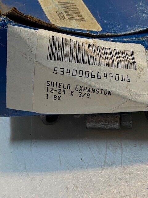 Box of 50 Shield Expansion 12-24x3/8 Caulking Anchors