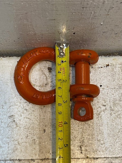 CM WLL 5T 16mm 5/8 Orange Screw Pin Anchor Shackle