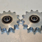 2 Quantity of Sprockets 6013-58 | 13 Tooth 5/8" Bore 82672RS 5/8 Bearing (2 Qty)