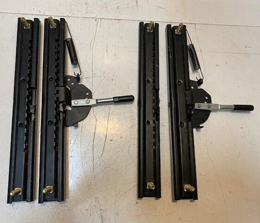 2 Pair of Seat Sliders 12-1/2" Length 1-1/2" Width 7/8" Thickness 8mm Screw