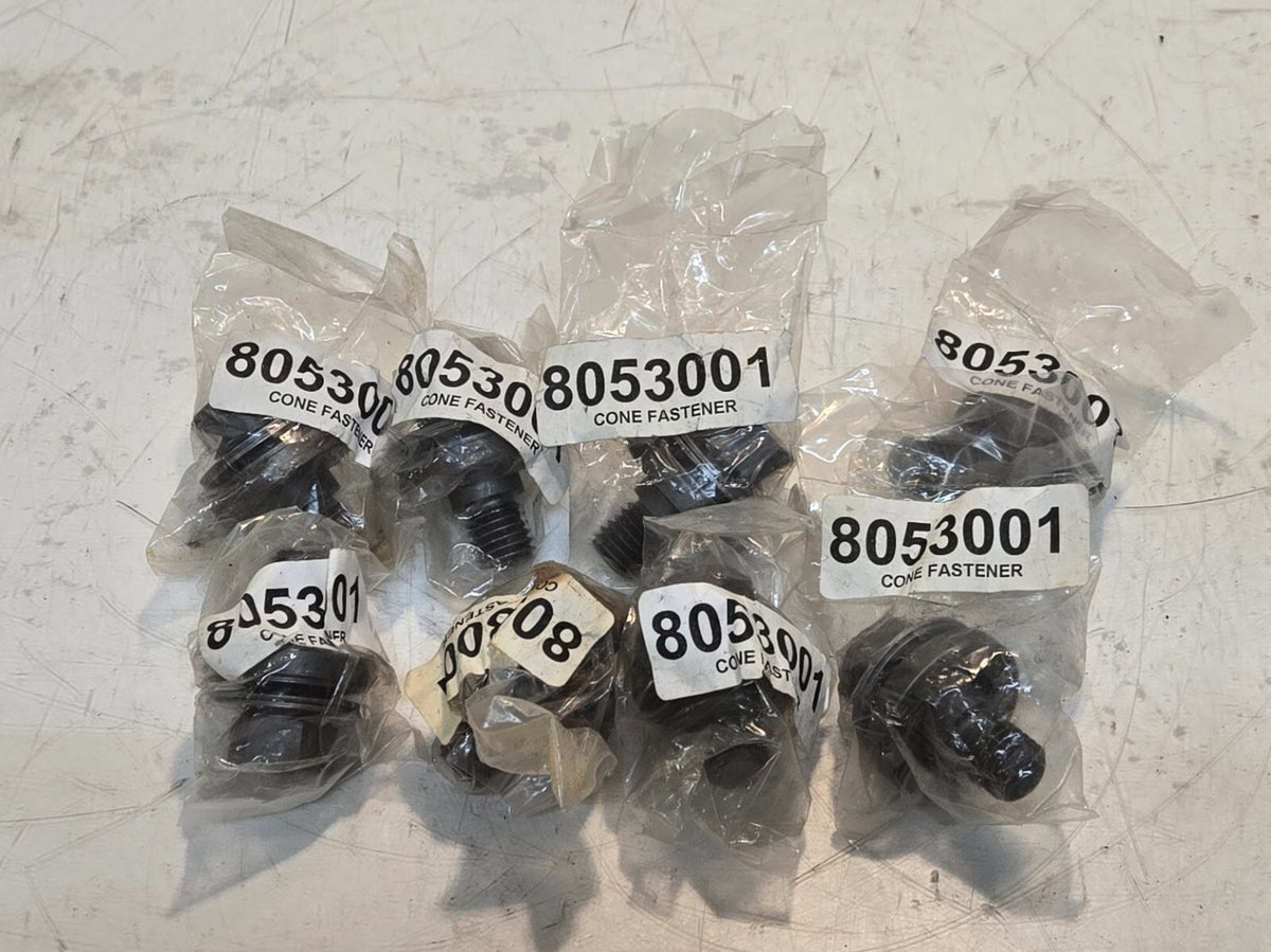 8 Quantity of 8053001 Cone Fasteners 22 mm Hex 15.65 mm Thread (8 Quantity)