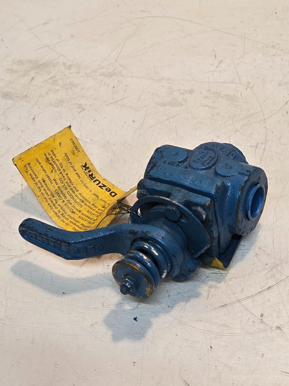 DeZurik Quarter Turn Valve 1023890 for 3/4" Pipe | 1086315 | 1095943