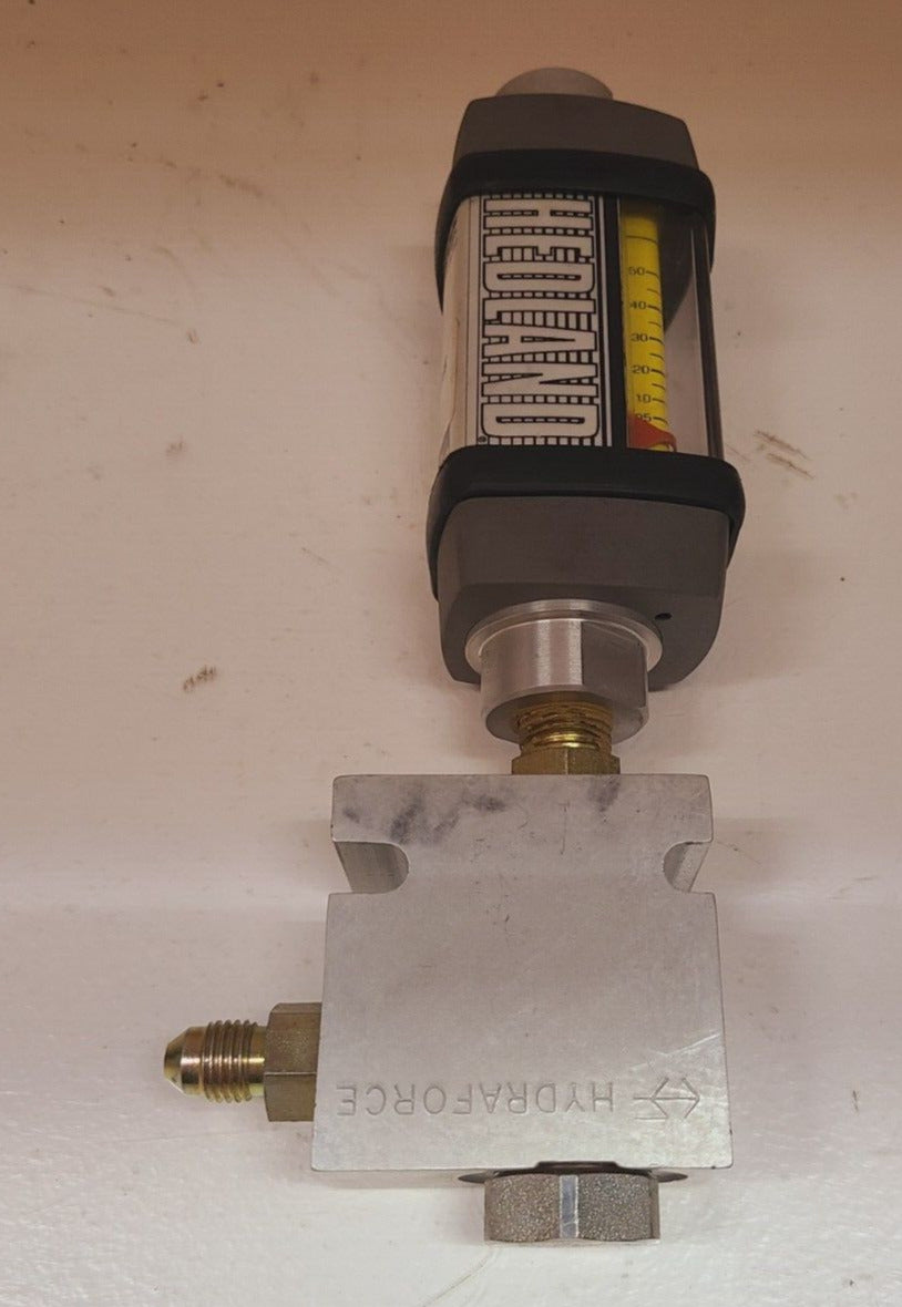 Hedland Mechanical Flowmeter H201A-005 & Manifold Valve 7024640 | FC08-20F V-C10