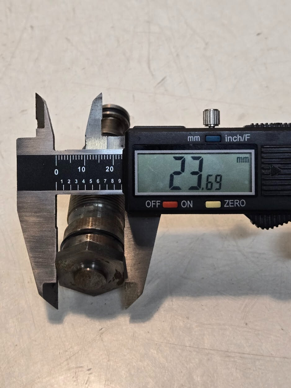 Cummins Pressure Regulator Valve BM 97559 | 22mm Thread 23.7mm Hex | 3.25" Long