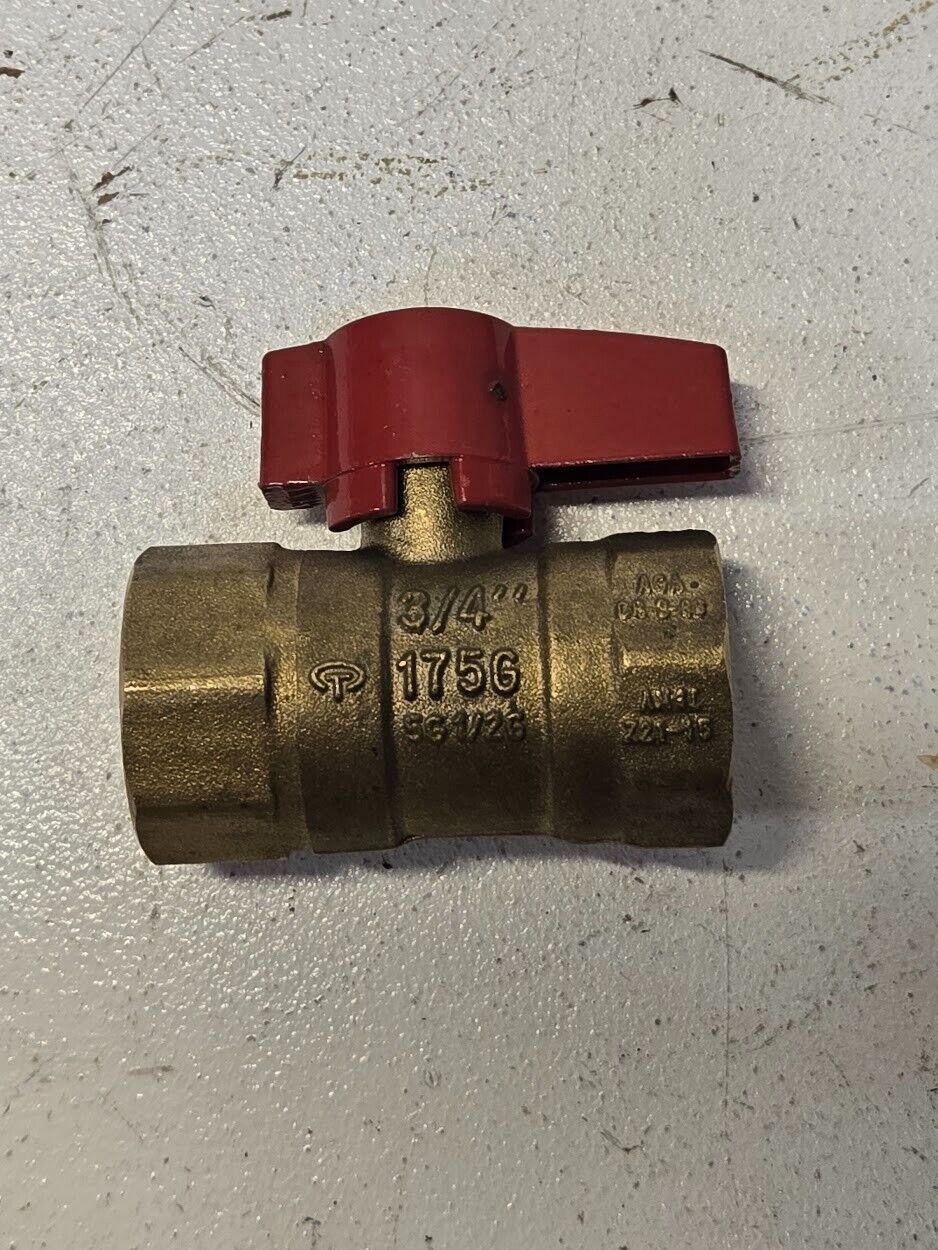 3 Quantity of GBV 3/4" Ball Valves 175G | 1333 | CGA3.16-M88 (3 Quantity)