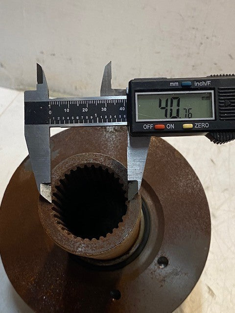 Driveshaft Slip Flange C3-3-659-2 | 41mm Bore 56mm Shaft OD 6-3/4" Dia.