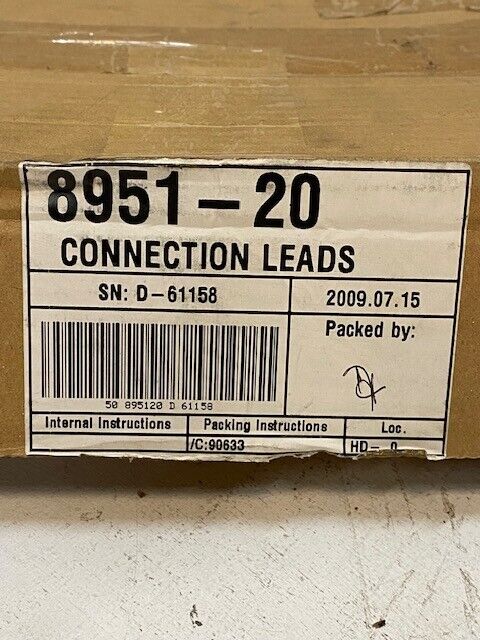 16 Quantity of CAT Yellow Connection Leads 16" L, 8951-20, D-61158 (16 Qty)