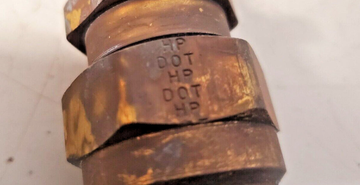 3 Quantity of Air Check Valves 1/2" Threads AII HP DOT (3 Qty)