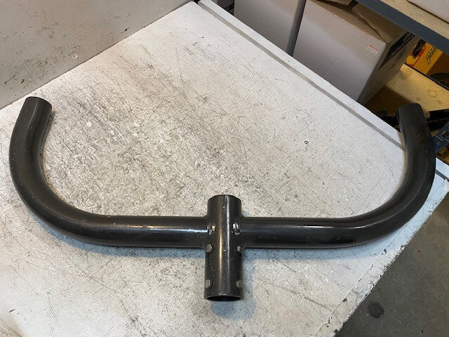 Bullhorn Light Pole Adapter Mounting Bracket 38-3/8" Wide 17-1/2" Tall 62mm Bore