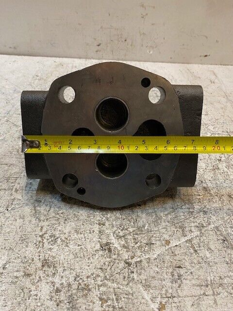 Motor Port End Flanged Cover 7-1/4" Long 6" Wide 3" Tall 17mm Holes