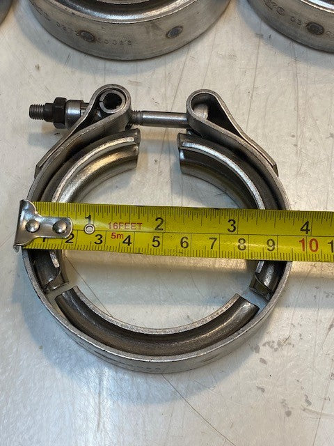 7 Quantity of R.G.Ray 03730000086 T-Hose V-Band Clamps 1" Thick (7 Quantity)