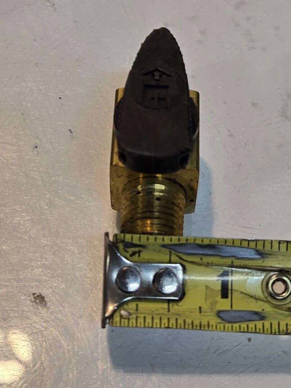 5 Quantity of Quarter Turn Plug Valves 1/4"x1/4" MPT for Parker PV607-4 (5 Qty)