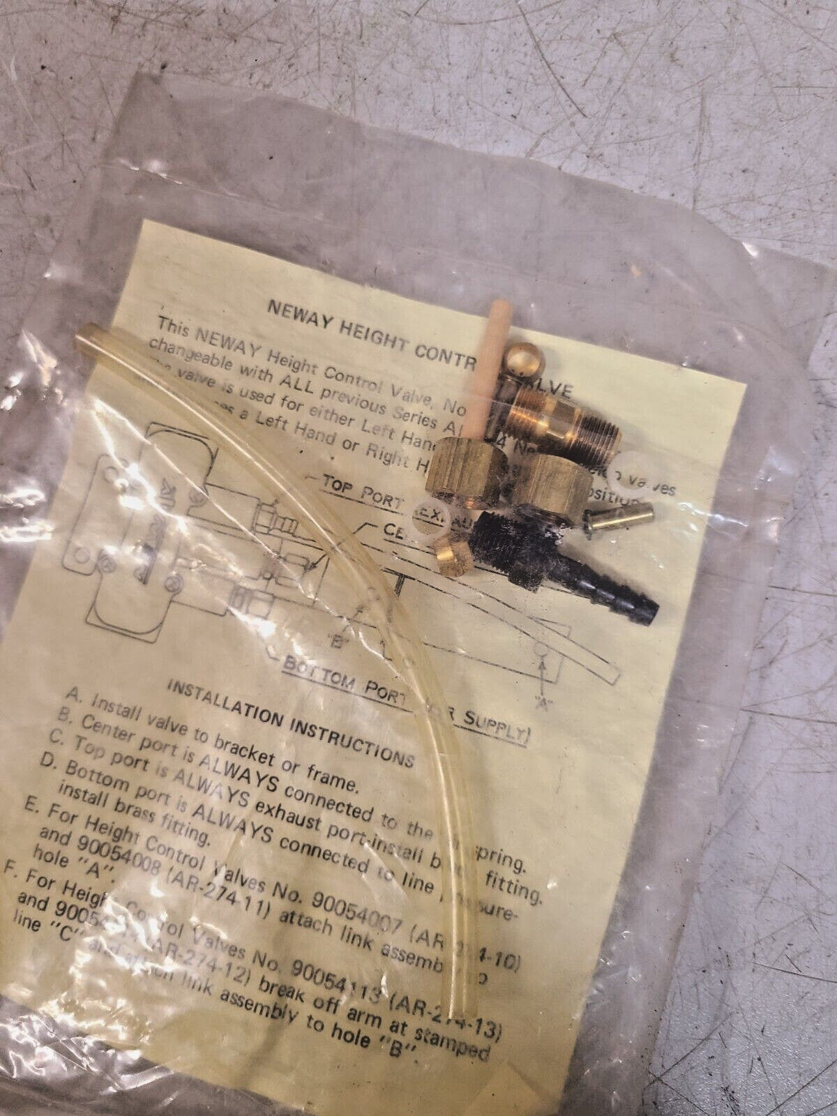 Neway Height Control Valve Accessories Kit Series AR-274 | 90054007