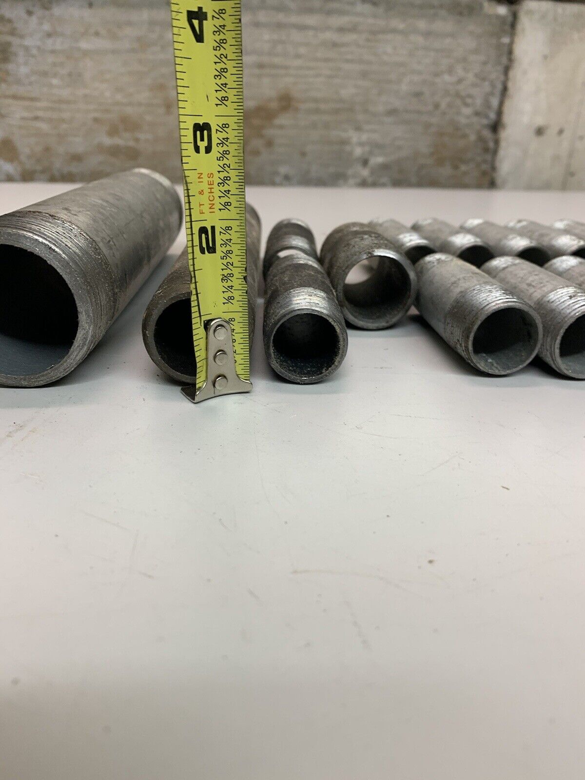 Multiple Sizes of Steel Conduit Barrel Nipples A/SA106B (21 Pack)