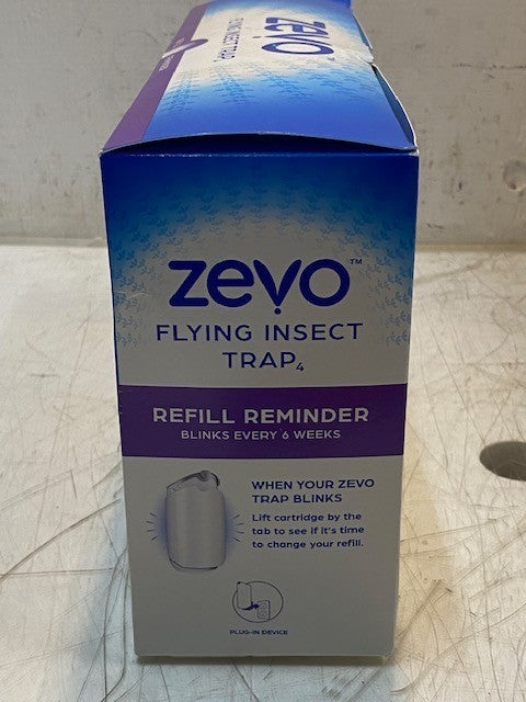 Zevo Flying Insect Trap Starter Kit 2 Devices + 6 Cartridges Model M364A