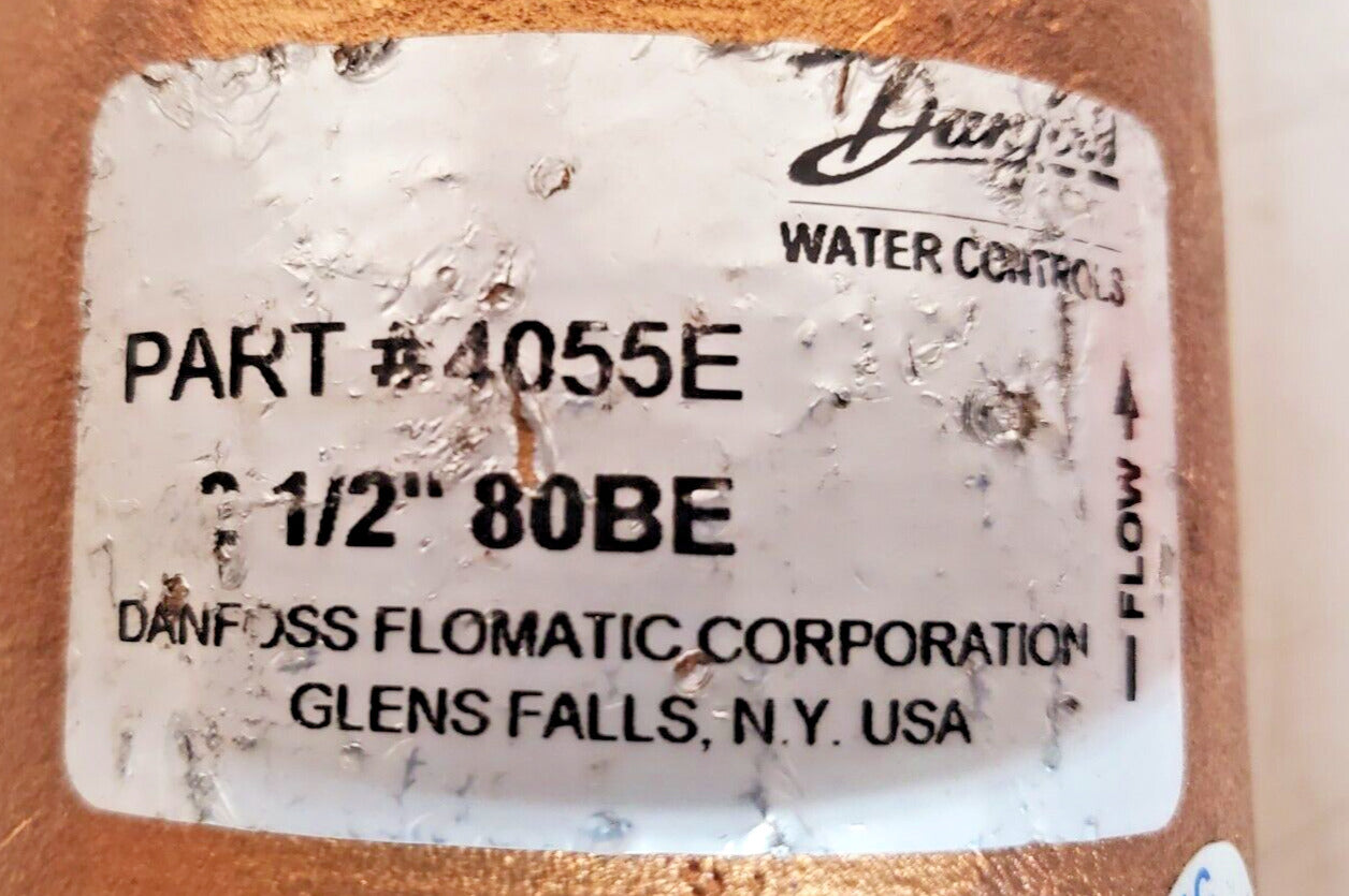 Danfoss Water Controls Check Valve 4055E | 2-1/2" 80BE