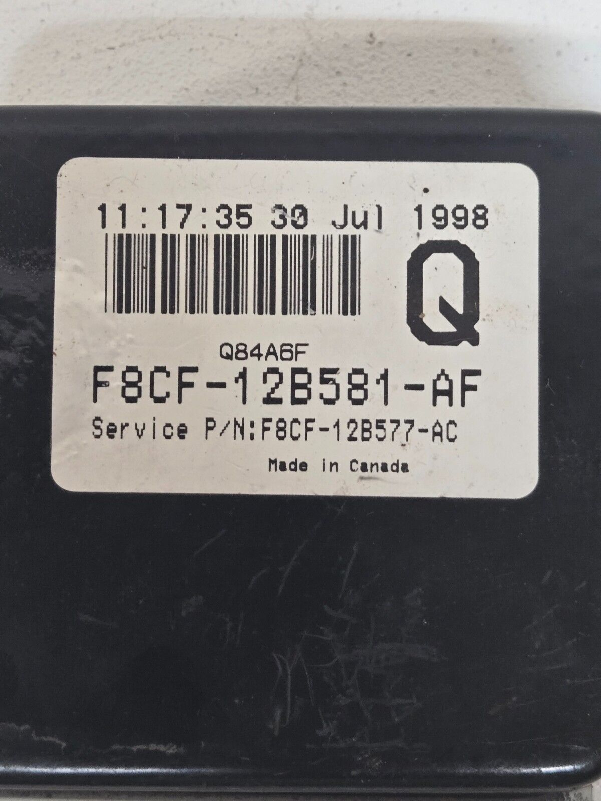 Ford Escort Constant Control Relay F8CF-12B581-AF | Q84ABF | F8CF-12B577-AC