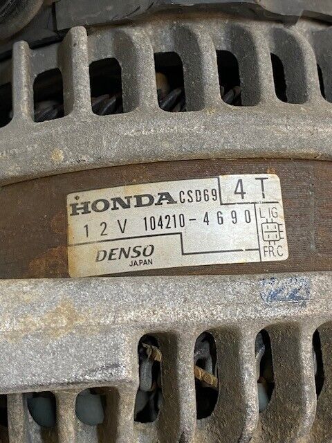 Honda Alternator 104210-4690, CSD69, 12V