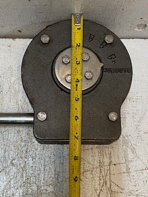 Butterfly Valve 7" x 6-1/4" x 2-1/2" 5-3/4" 19mm Shaft 29mm Bore