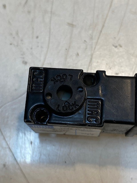 MAC Pneumatic Solenoid Valve 24 VDC 8.5 Watts 3-1/2" Long 1-3/4" Wide 1" Thick