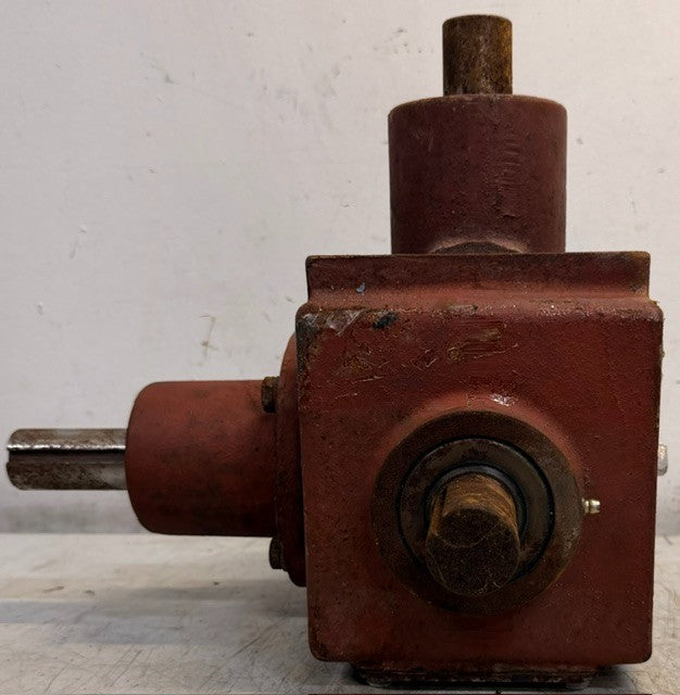 Cast Iron Right Angle Industrial Gear Drive Box 1484 Mehanical Power Unit