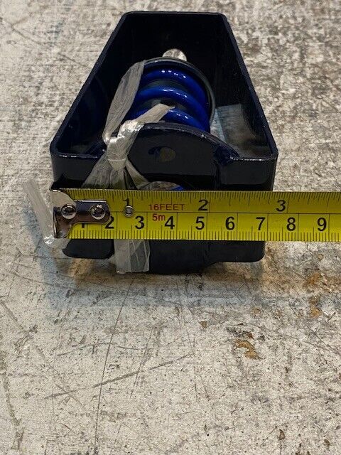 Spring Floor Mount Vibration Isolator, Blue, 2-3/4" W 4-1/4" H 1-3/4" D