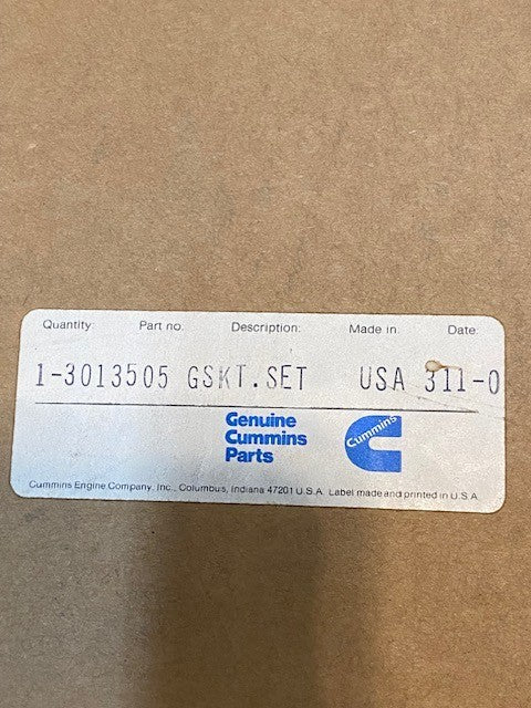 Cummins 3013505 Gasket Set Genuine OEM 1-3013505