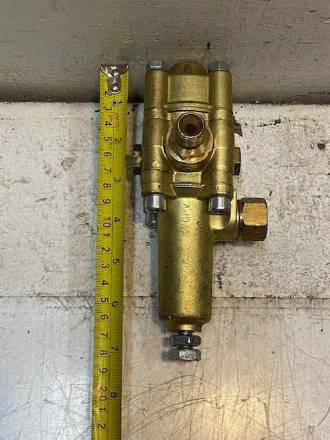 General Pump Valve 7" Long 3-1/4" Wide 3-1/2" Tall 17mm Thread 15mm ID