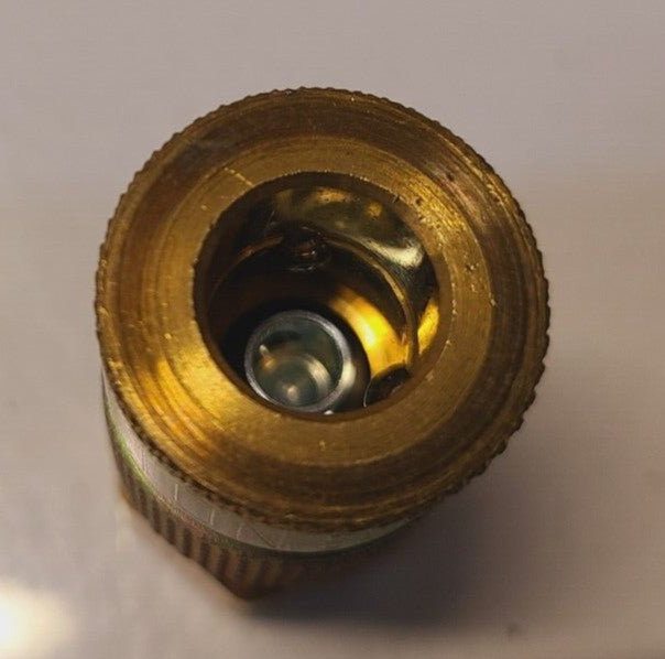 5 Qty. of Milton Kwik Change "T" Style Couplings 3/8" MNPT Brass (5 Qty)