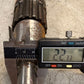 Hydraulic Pump Shaft 18-3/8 In Long Steel Drive Shaft Industrial 1329902C1-9E