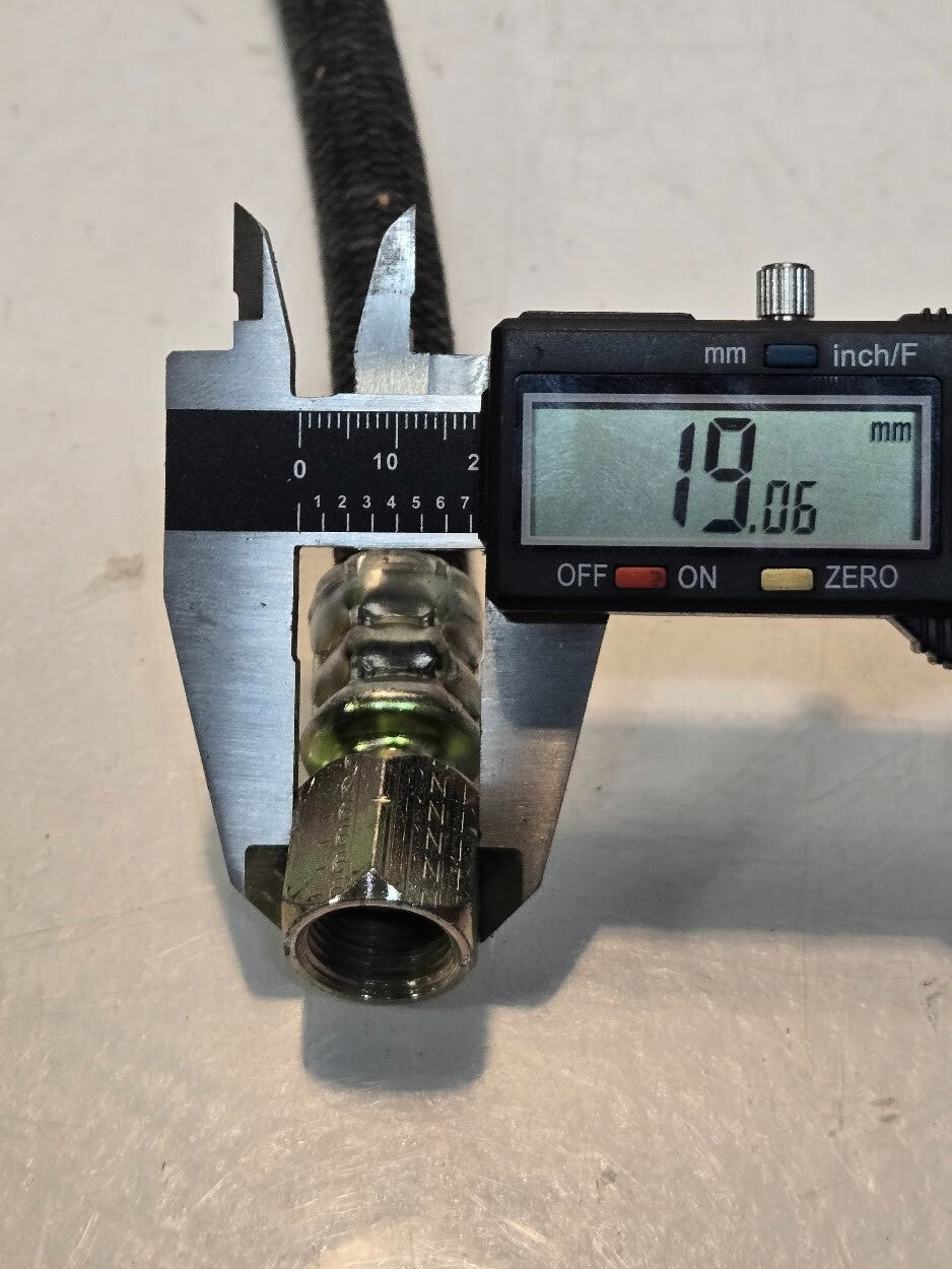 Flexible Hose AK0601800SS for Cummins 18" Long 14mm Ends with 19mm Hex