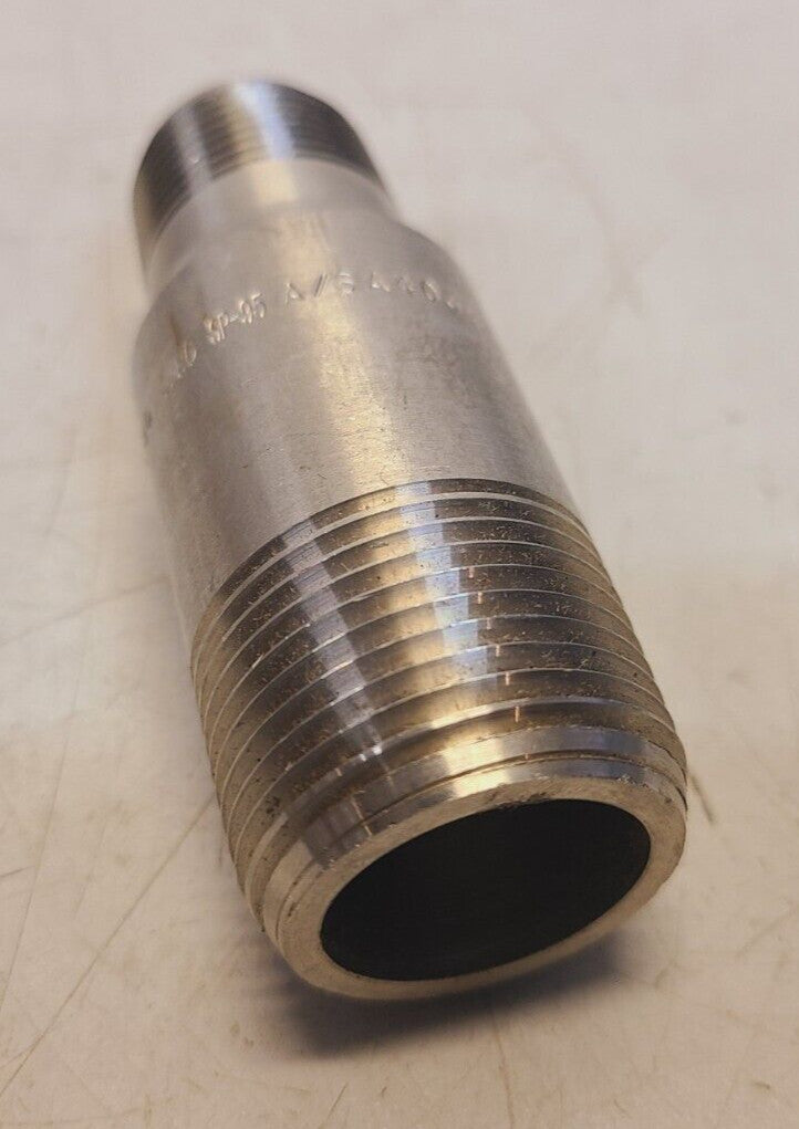 2 Quantity of Steel Heavy Swage Nipples 1 x 3/4 | S/80 SP-95 | 08037 (2 Qty)