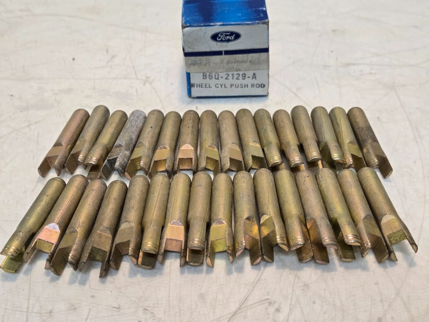 32 Quantity of Ford B6Q-2129-A Wheel Cylinder Push Rods 2-7/16" Long (32 Qty)