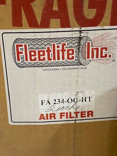 2 Quantity of Fleetlife Inc. Air Filters FA 234-OC-HT (2 Quantity)