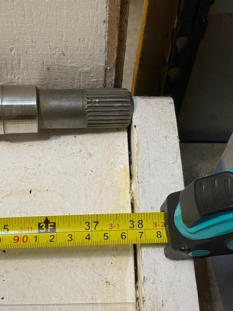CV Axle Shaft Reman 55-0343 | 24131 | 27-Spline 38" Long 24mm Thread 28mm Shaft