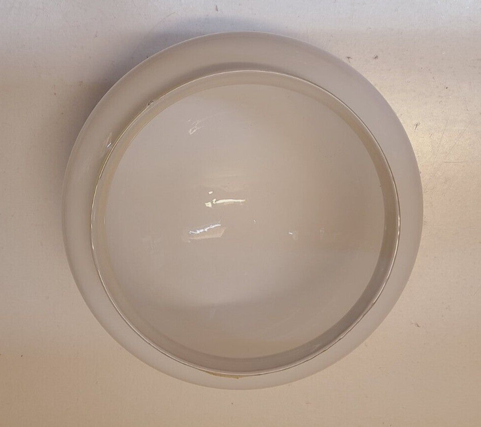 4 Quantity of 6" White Mushroom Glass Lenses 318663 (4 Qty)