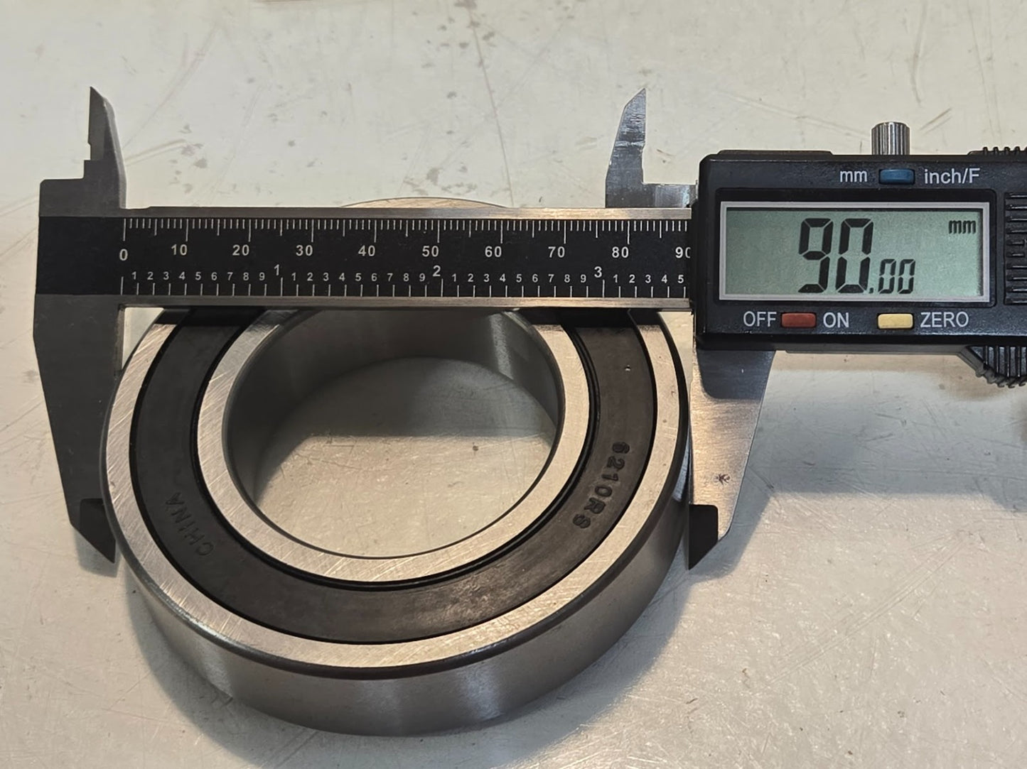 GBC Deep Groove Ball Bearing 6210RS | 90 mm OD x 50 mm Bore x 20 mm Wide