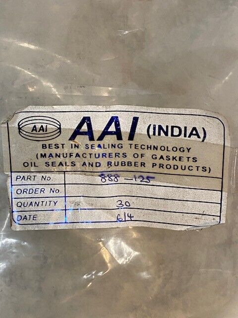 10 Quantity of AAI 6-1/2" Gaskets 888-125 | 150 166 8/12 (10 Quantity)