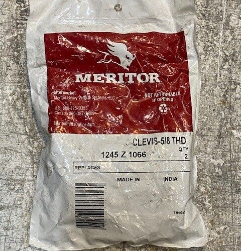 Pack of 2 Meritor Clevis-5/8 THD 3562144C1
