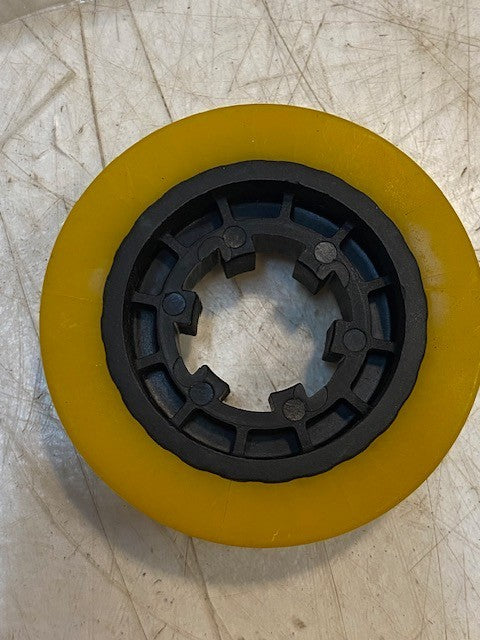 Yellow Rubber Wheel 1347963 for Delta 36-865 Power Feeder