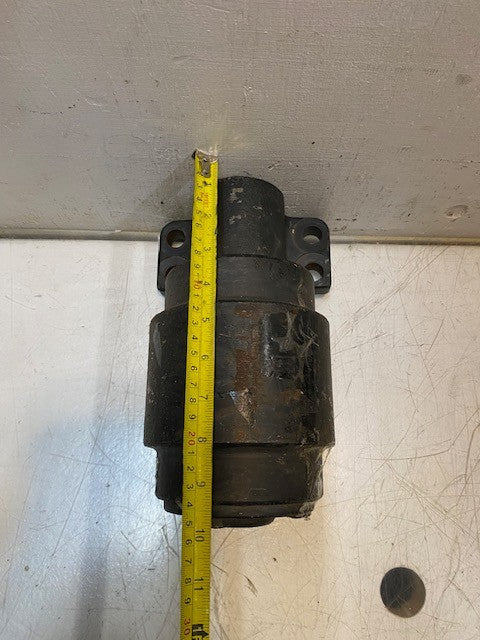 Top Carrier Roller 10" Long 6-1/8" Wide 5-1/2" Dia. 45mm Bore 17mm Bolt Holes