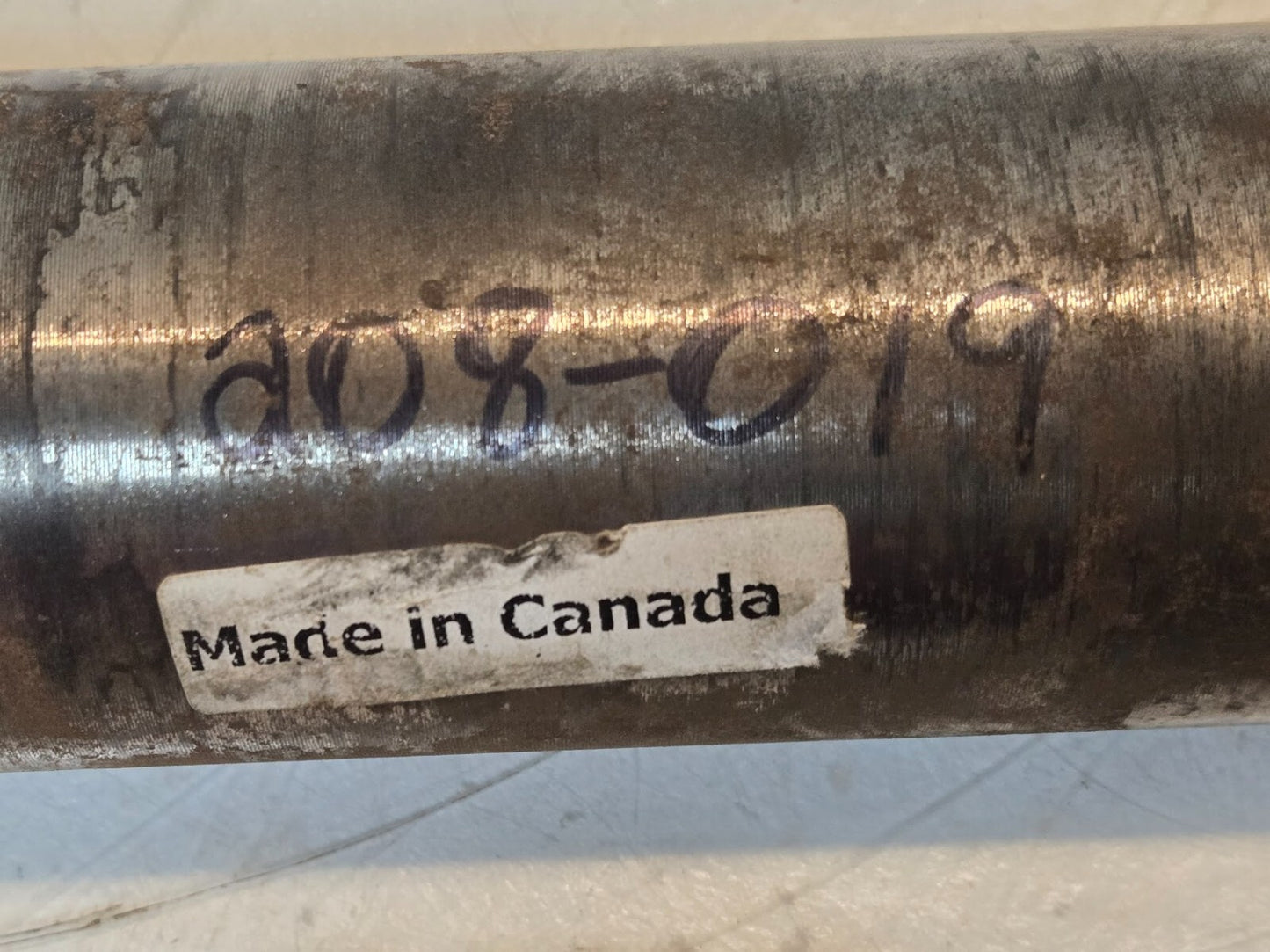 Spindle 208-019 w/ Castellated Nut for Schulte | 16.5" Long 2" Diameter